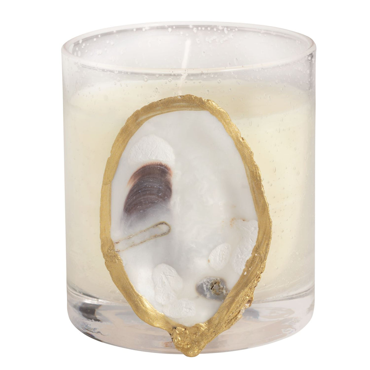 Single Bubble Glass Sea Candle 4 x 3 in