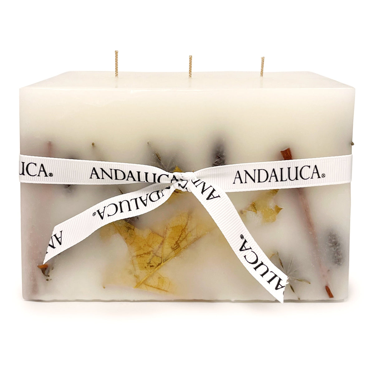Harvest Oak 3 Wick Brick Botanical Candle