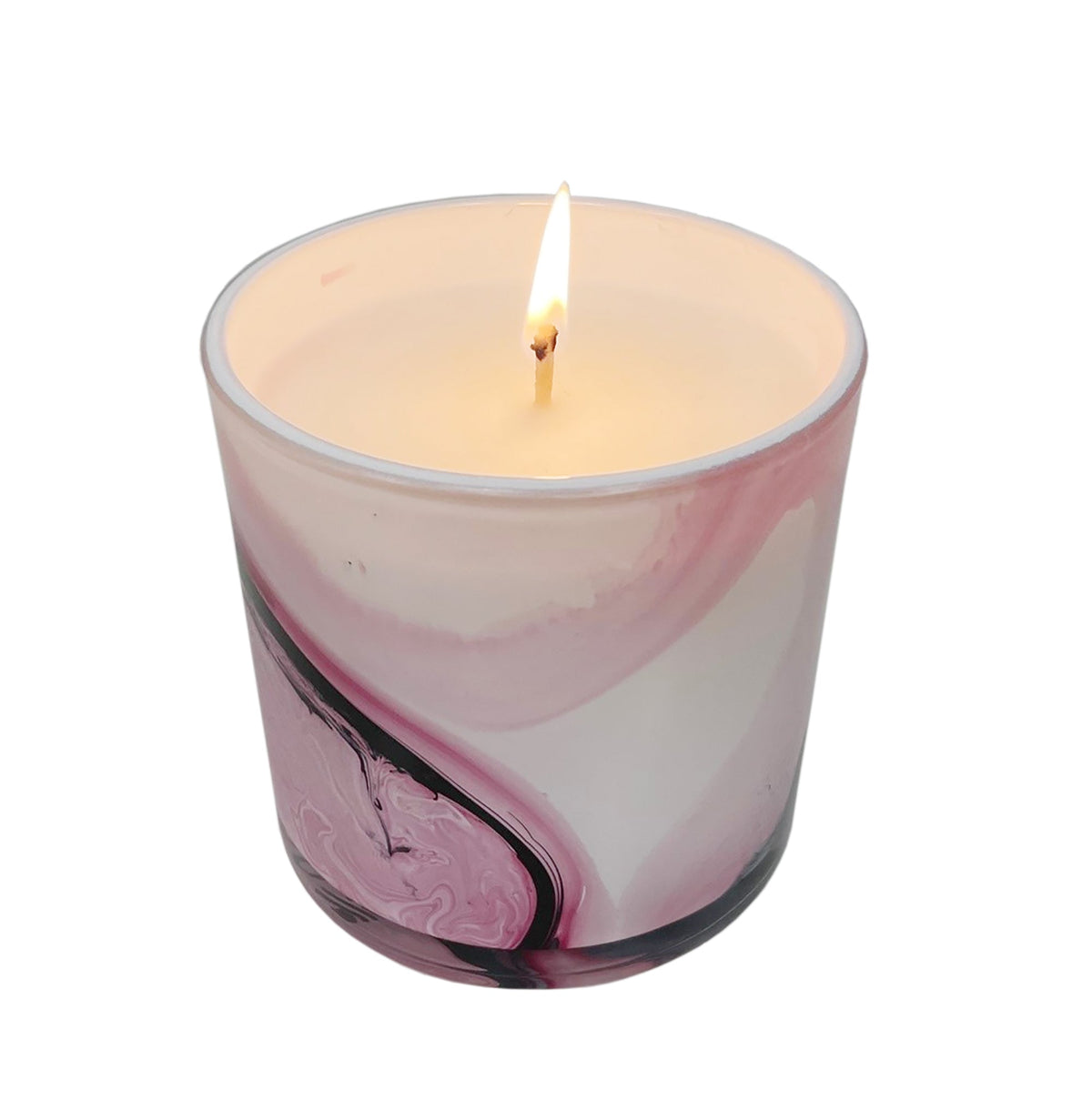 Vanilla & Red Currant 14 oz. Swirl Glass Candle
