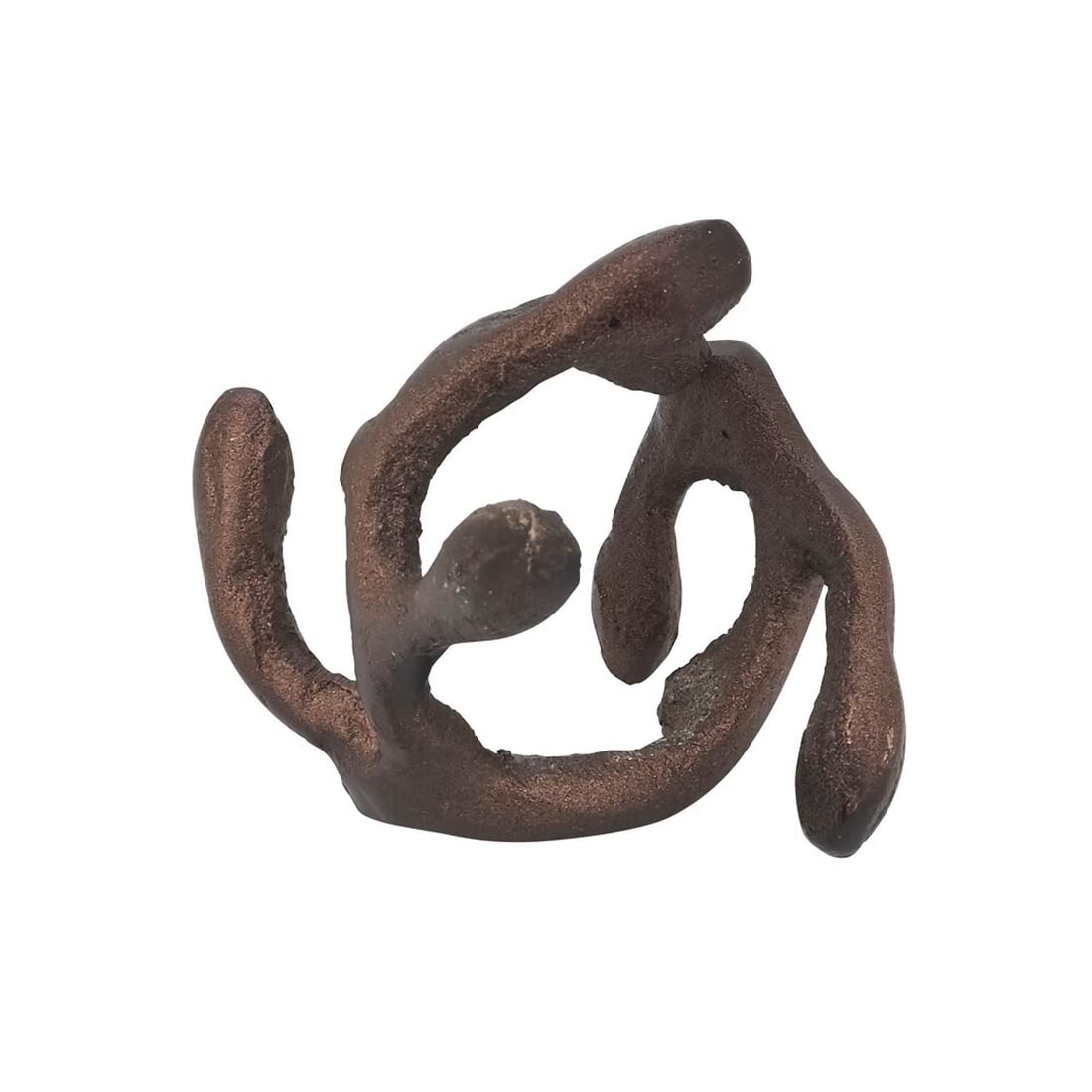 Modern Twigs Aluminum Napkin Rings