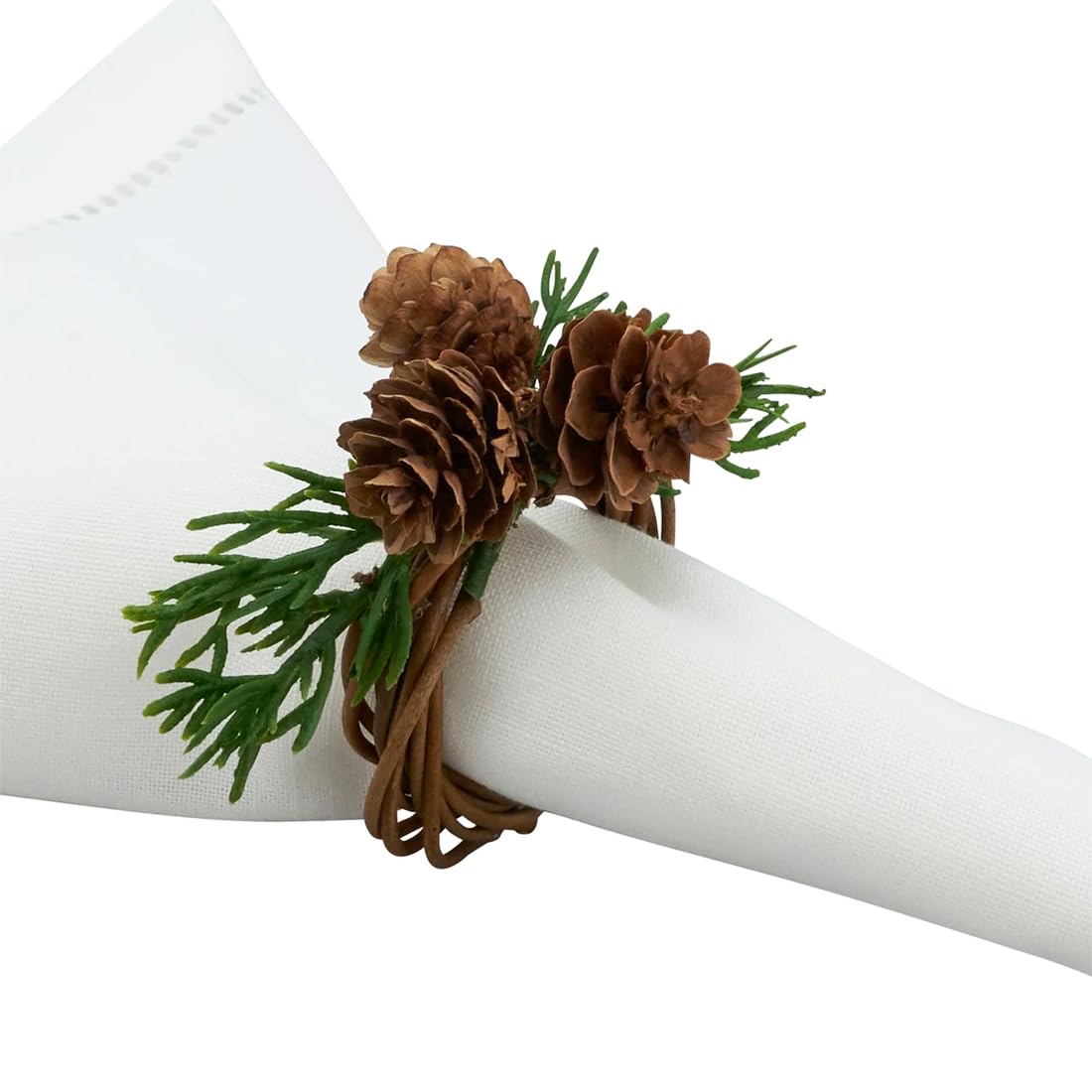 Woodland Pine Cone Decorative Napkin Rings