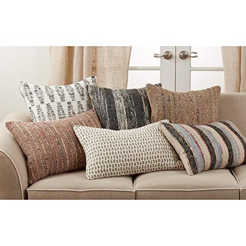 Natural Net Design Pure Cotton Decorative Throw Pillow