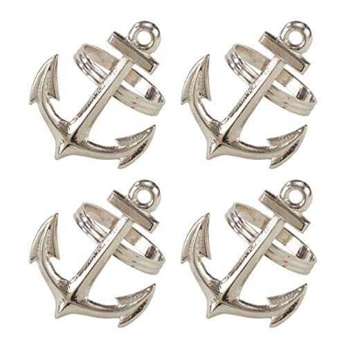 Silver Brass Casual Napkin Rings