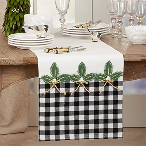 Buffalo Plaid Holly Table Runner 16" W x 72" L