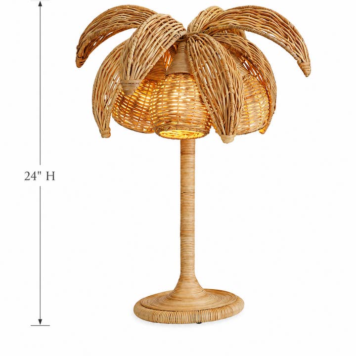 Palmora Grande Woven Table Lamp