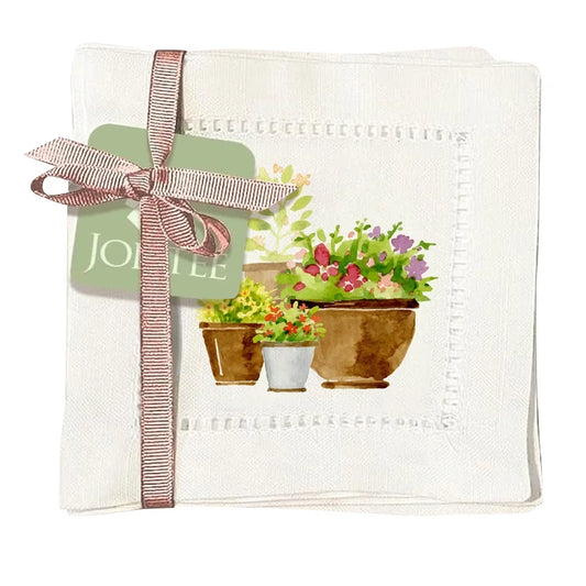 Serviettes à jour - Jardin (Lot de 6)