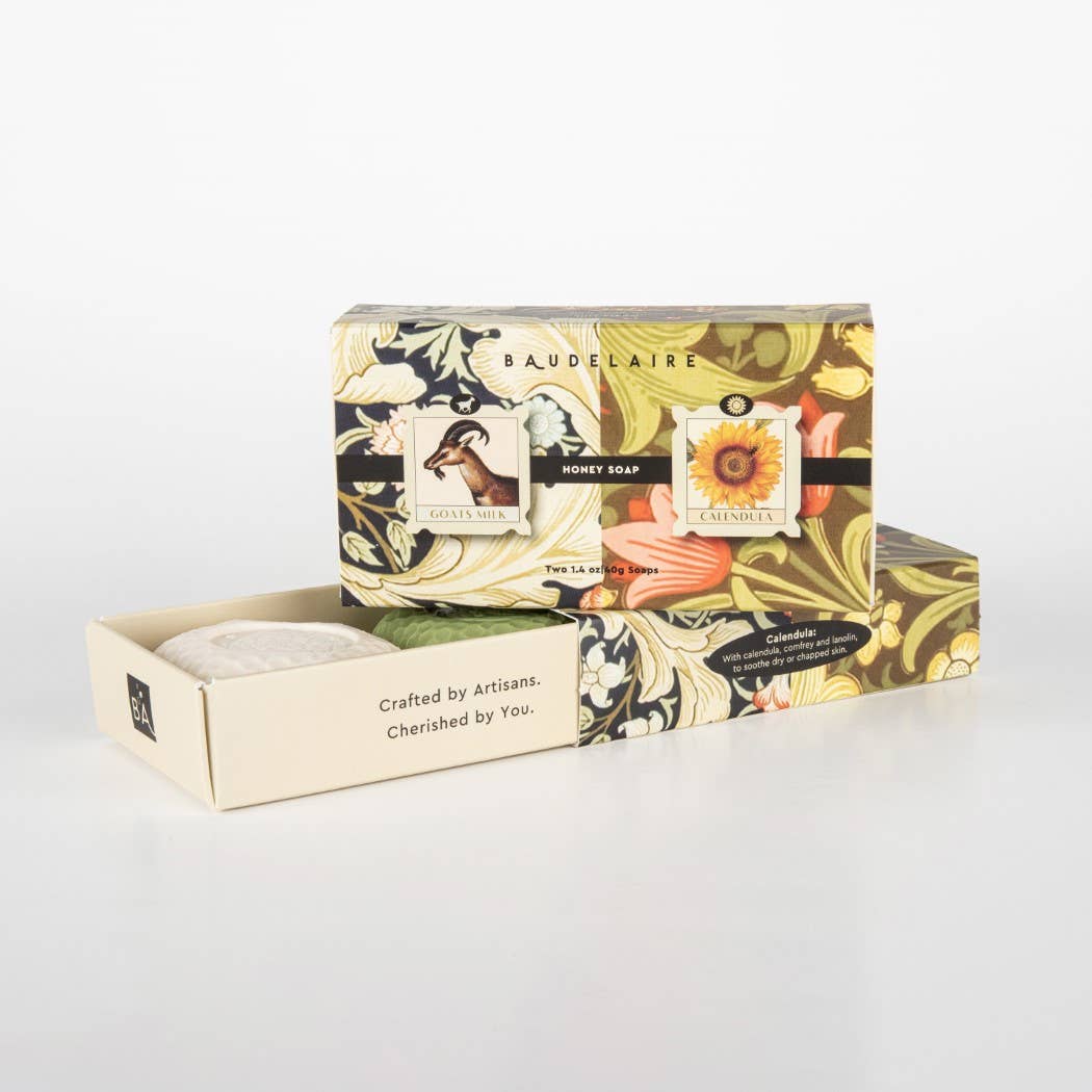 Orange Blossom/Goats Milk Honey Soap (1.4oz - Matchbox Duo)