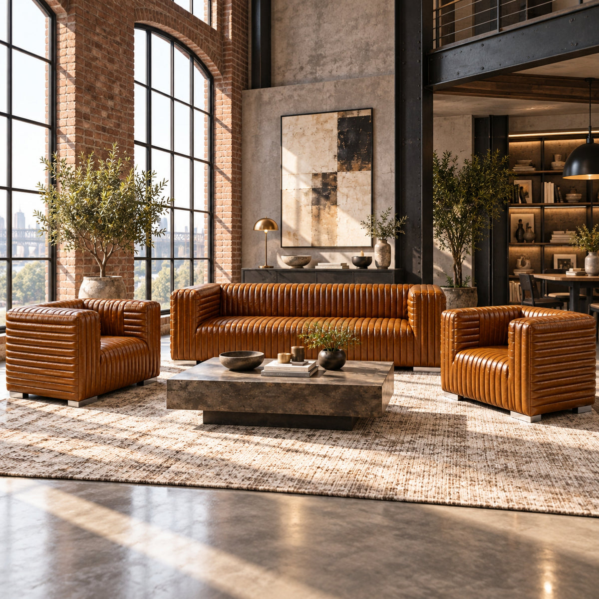 Canyon Top Grain Leather Sofa