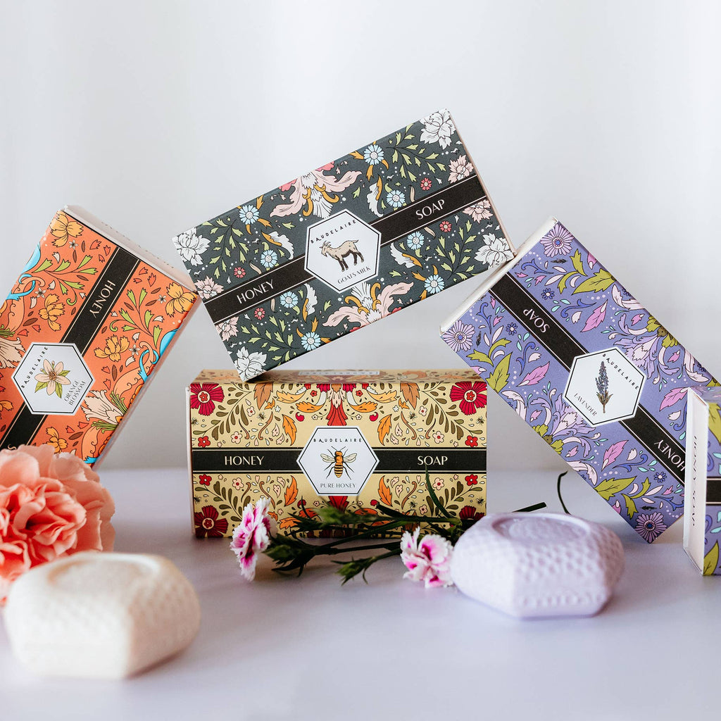 Orange Blossom/Goats Milk Honey Soap (1.4oz - Matchbox Duo)