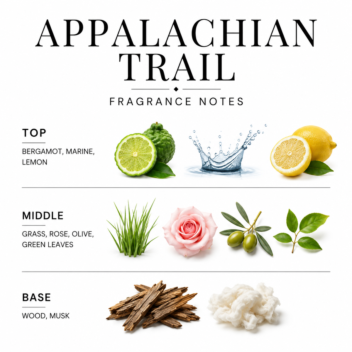 Appalachian Trail- 8oz Wood Wick Candle