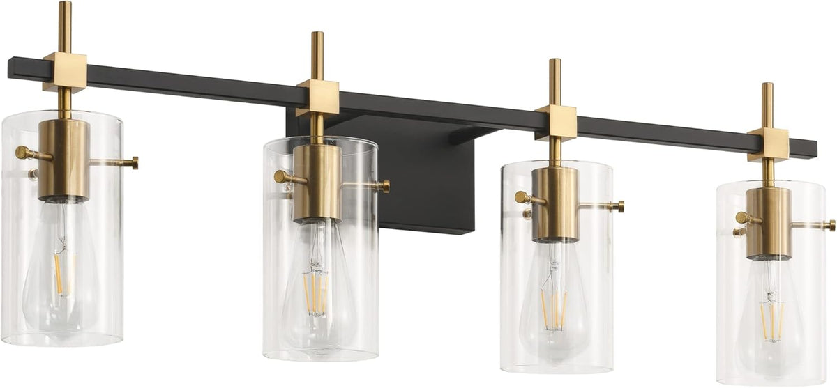 Vintage Vanity Lights with Glass Shade