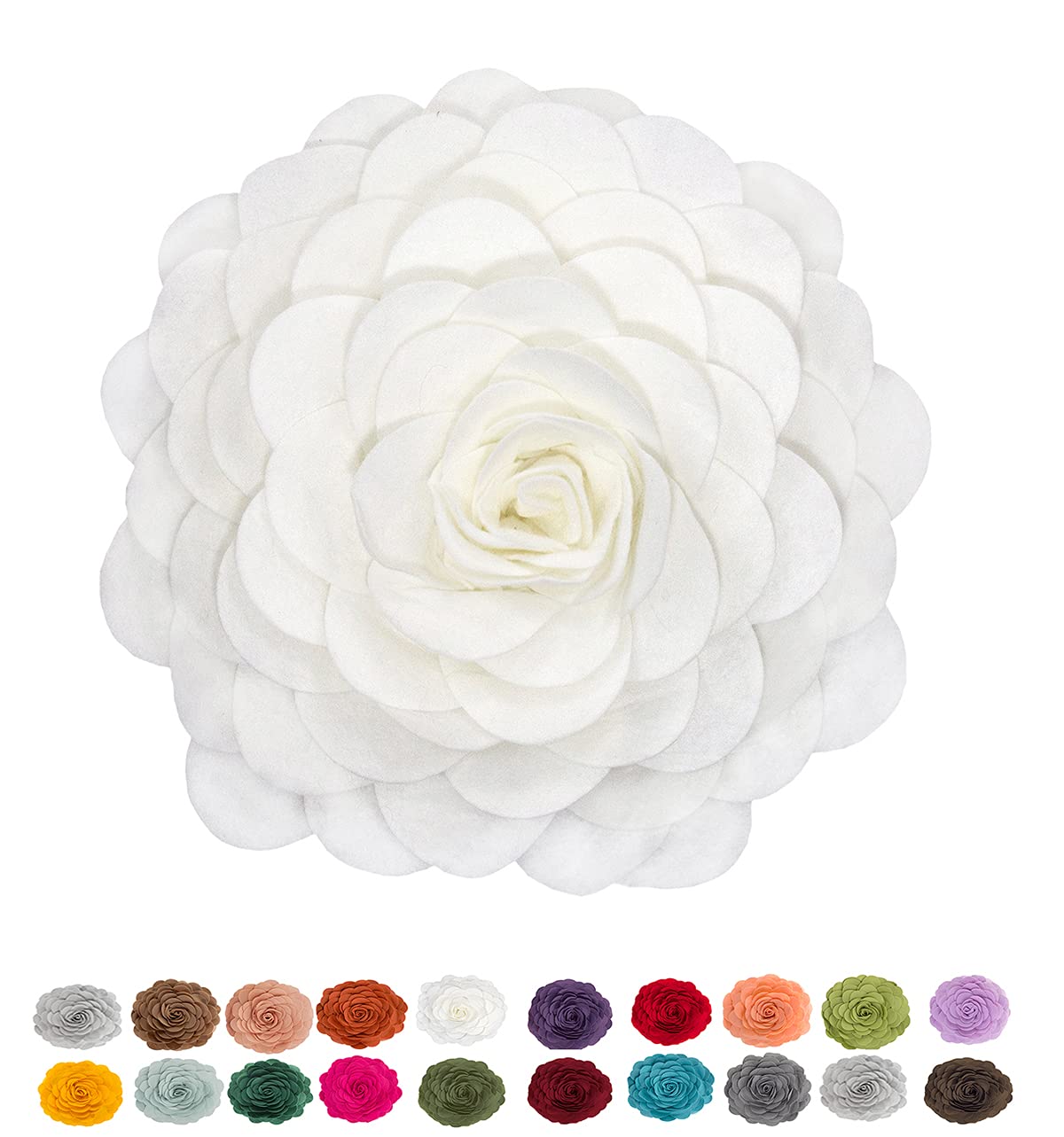 Eva's Flower Garden Decorative Throw Pillow
