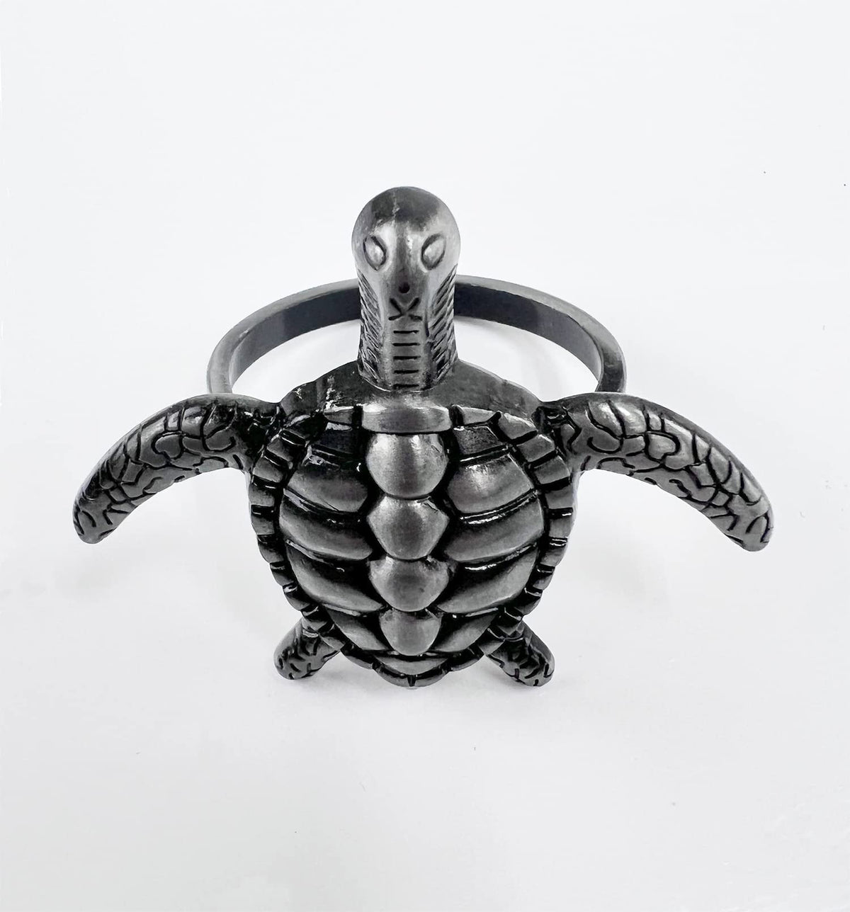 Nature's Touch Sea Turtle Metal Napkin Rings