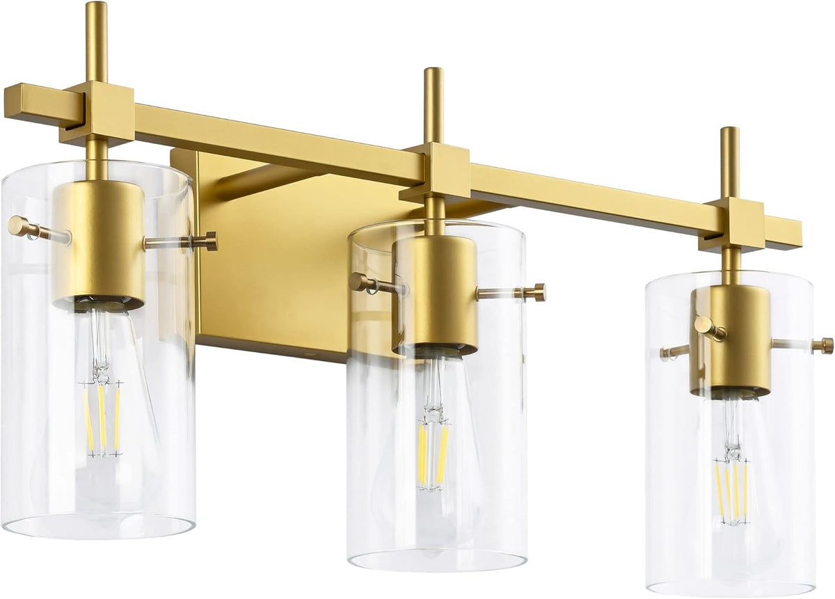 Vintage Vanity Lights with Glass Shade