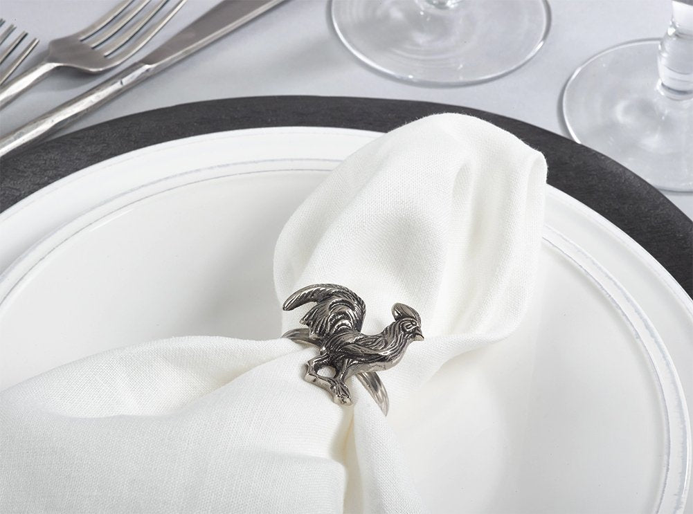 Classic Brass Design Napkin Rings Holders