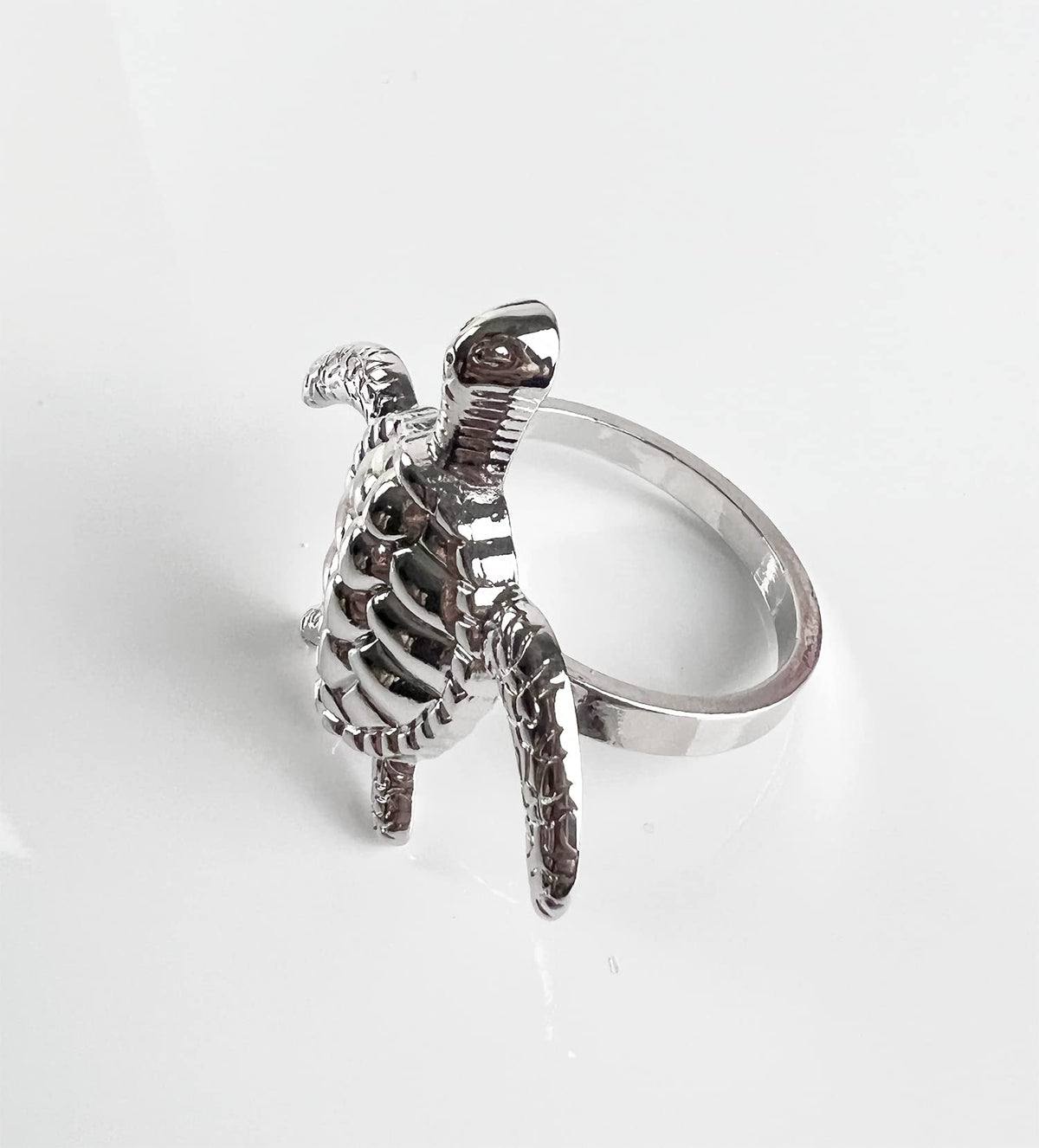 Nature's Touch Sea Turtle Metal Napkin Rings