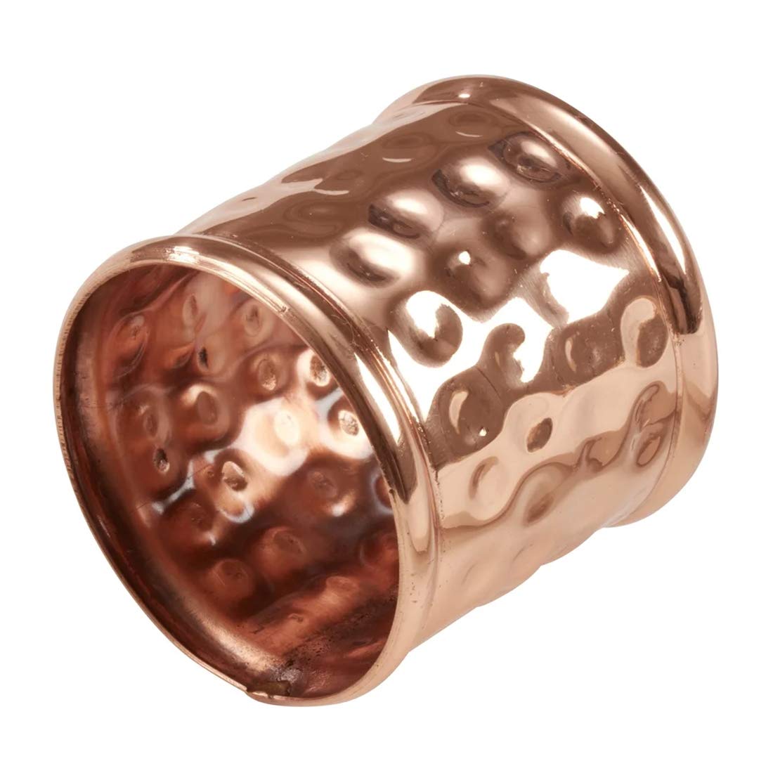 Moscow Mule Hammered Design Metal Napkin Rings