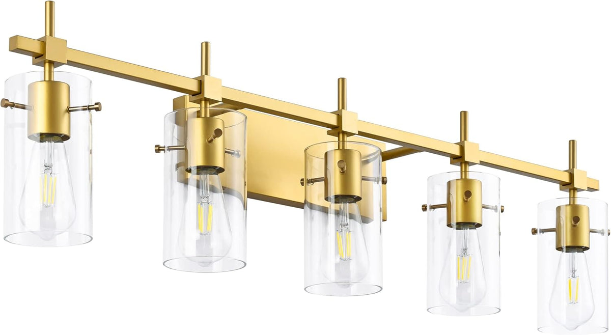 Vintage Vanity Lights with Glass Shade