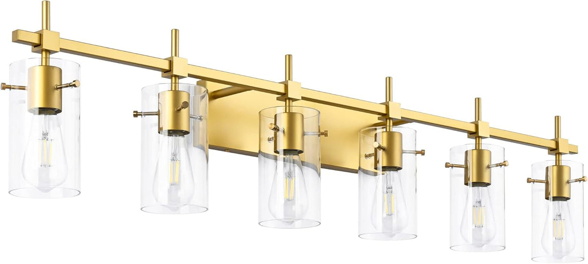 Vintage Vanity Lights with Glass Shade