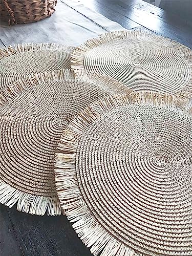 Handwoven Fringe Boho Placemats