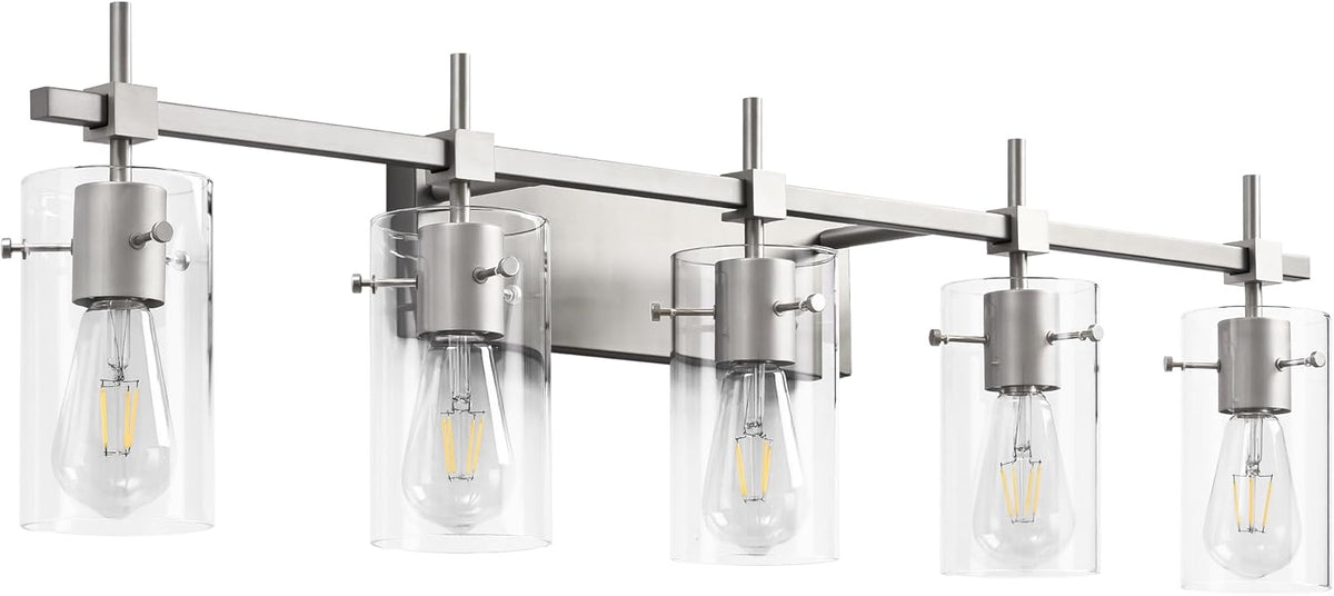 Vintage Vanity Lights with Glass Shade