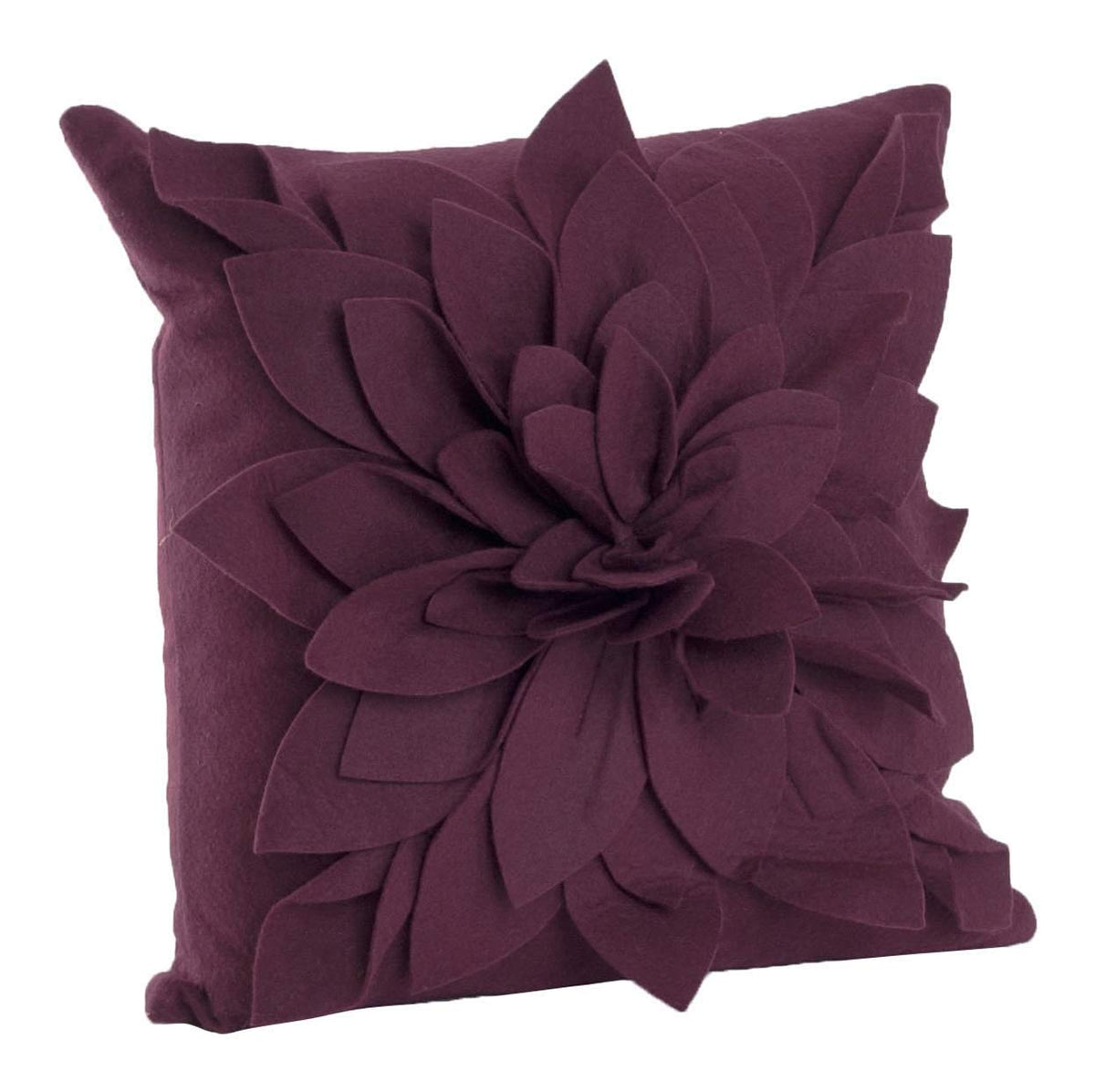 Sara's Garden Petal Decorative Throw Pillow (17" Square)