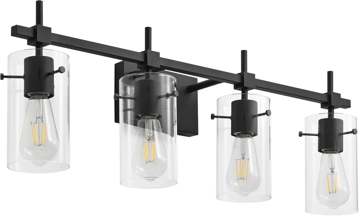 Vintage Vanity Lights with Glass Shade