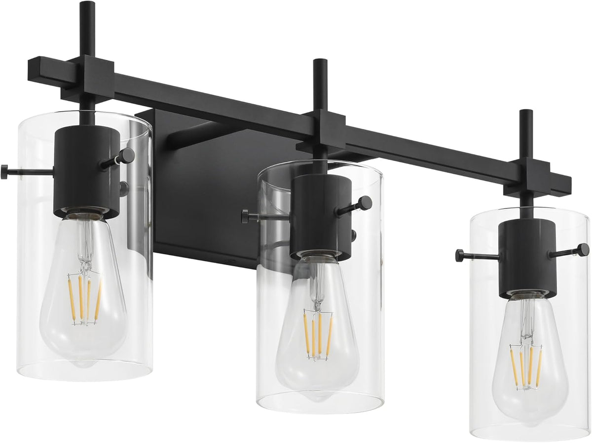 Vintage Vanity Lights with Glass Shade