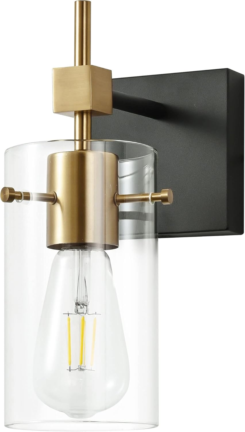Vintage Vanity Lights with Glass Shade