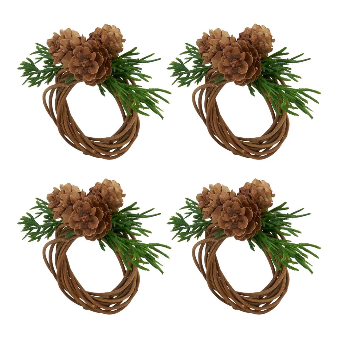 Woodland Pine Cone Decorative Napkin Rings