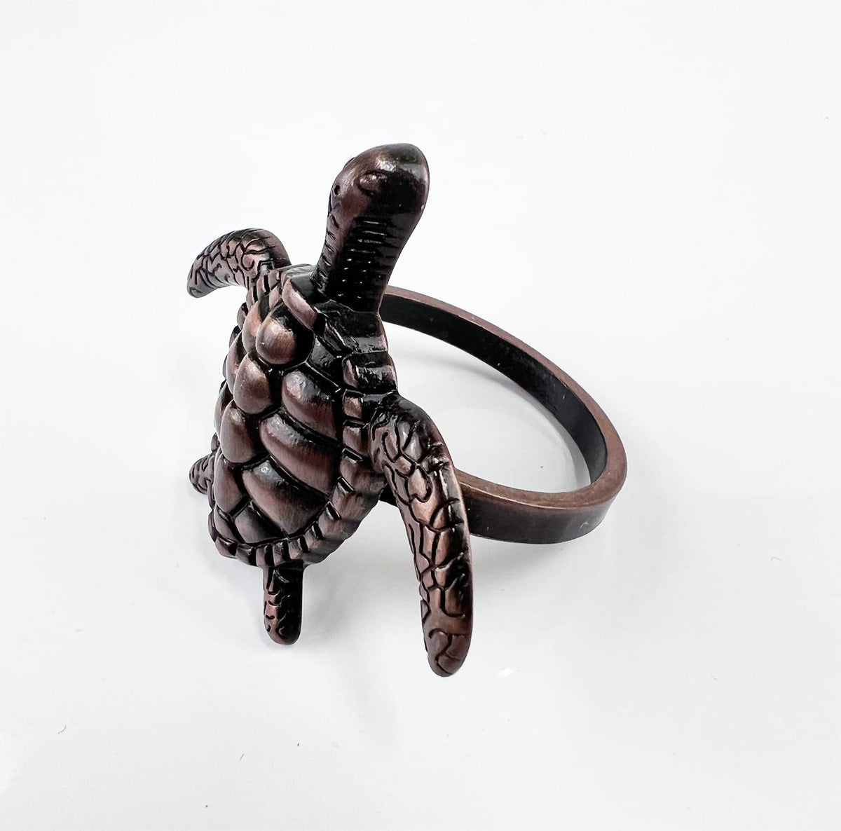 Nature's Touch Sea Turtle Metal Napkin Rings
