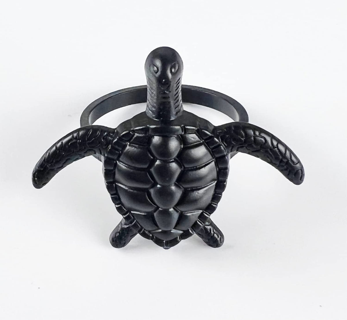 Nature's Touch Sea Turtle Metal Napkin Rings