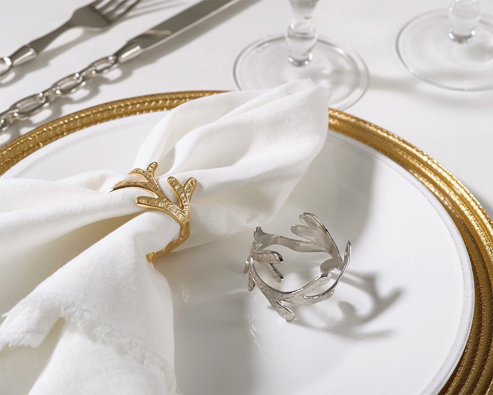 Vine Design Napkin Rings