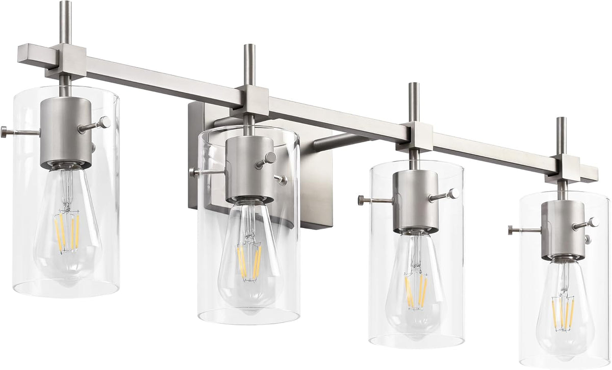 Vintage Vanity Lights with Glass Shade