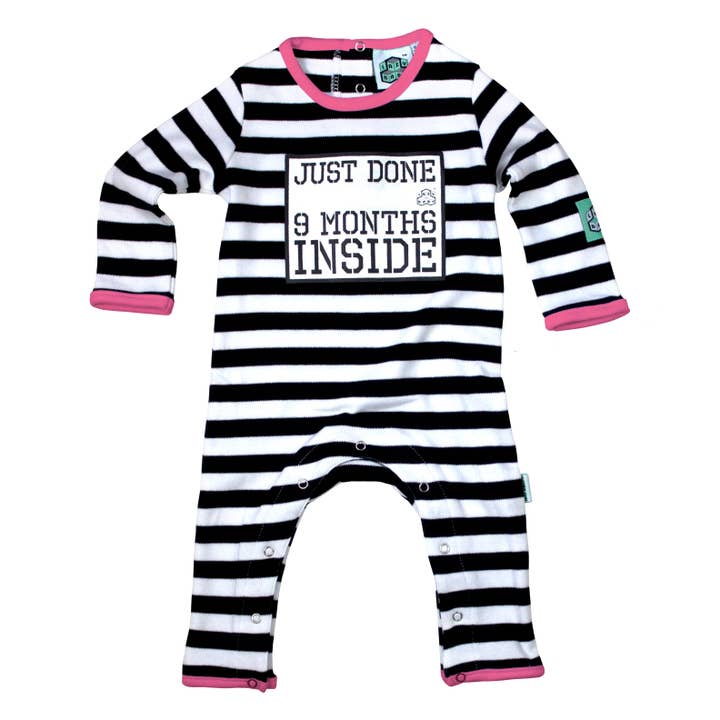 Just Done 9 Months Inside Baby Outfit