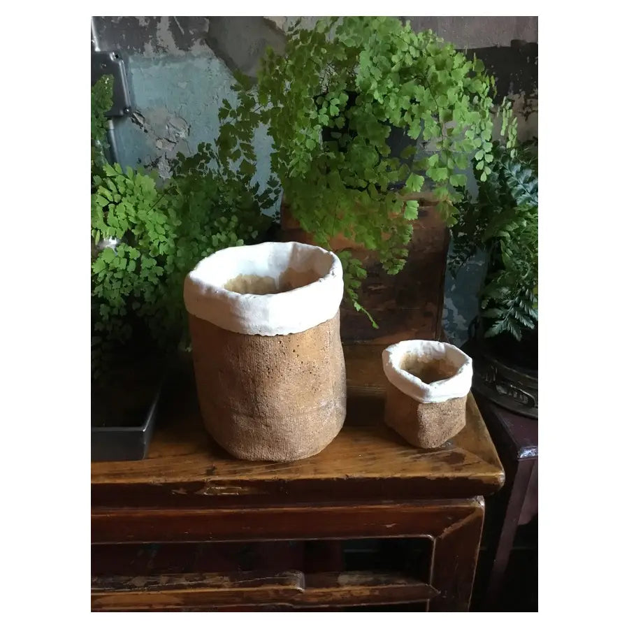 Cement Bag with Mock Fold