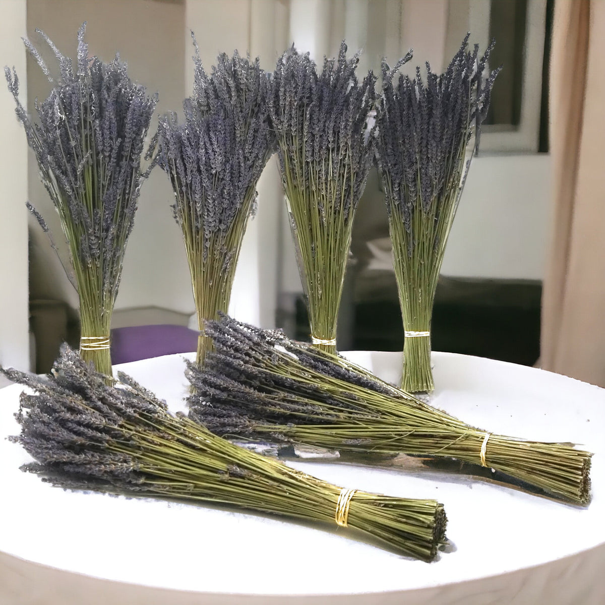 Dried Lavender Bundles 16"-22" Grosso for Home Decor Aromatherapy Floral Display