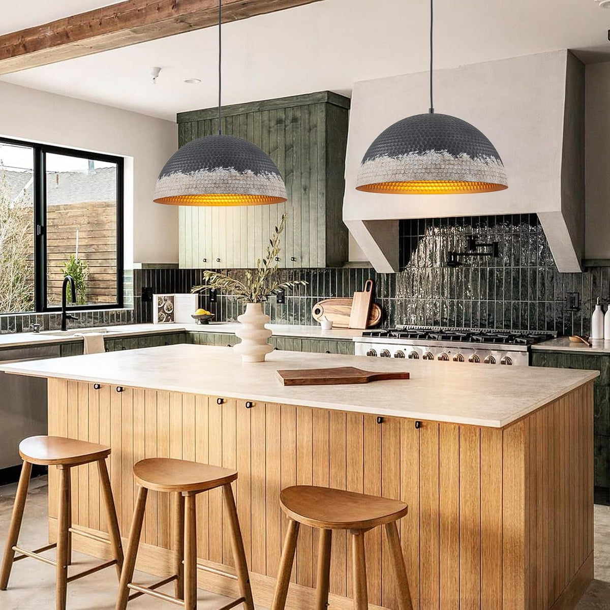 Hammered Dome Pendant Light