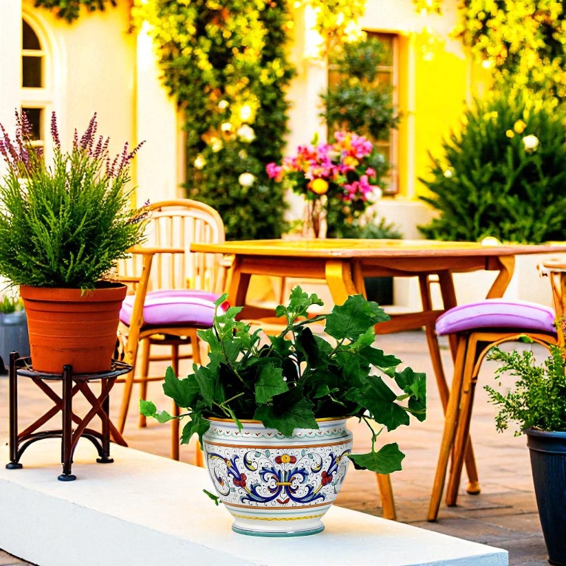 RICCO DERUTA DELUXE: Luxury Cachepot Planter SMALL