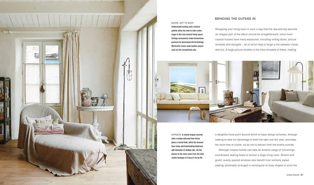 Coastal Blues Interior Design Coffee Table Book