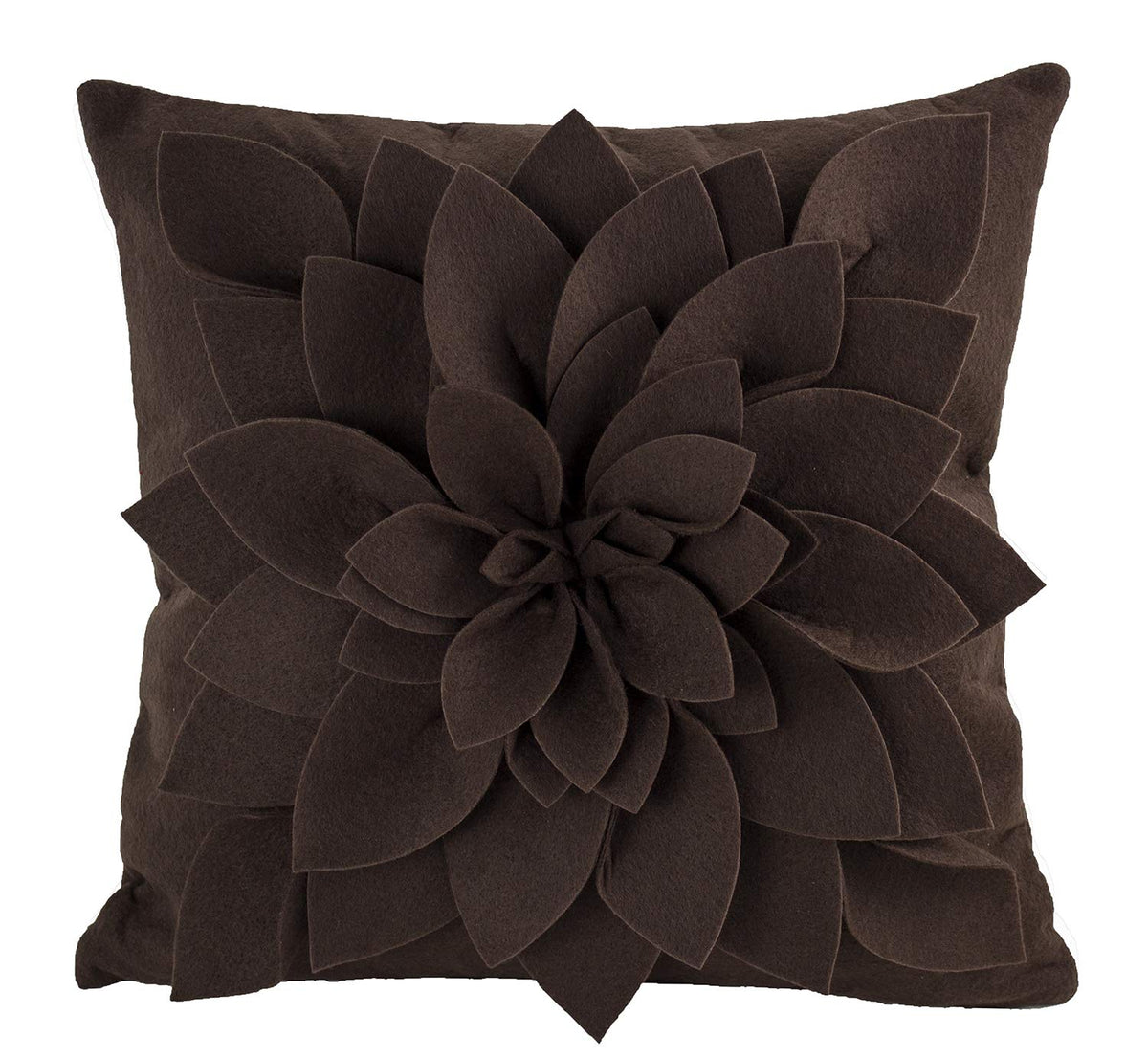Sara's Garden Petal Decorative Throw Pillow (17" Square)