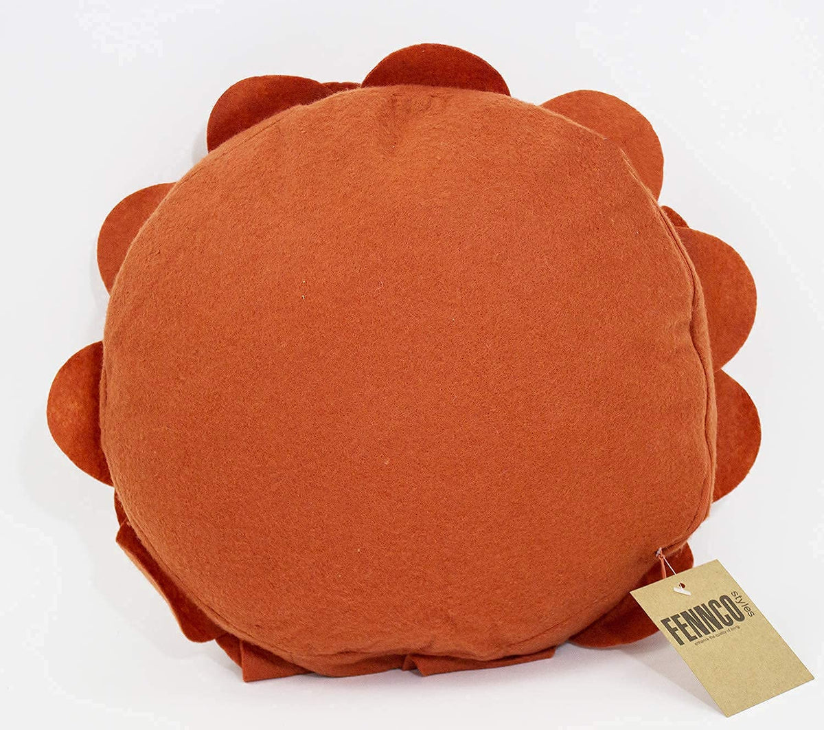 Eva's Flower Garden Decorative Throw Pillow (13" Round)
