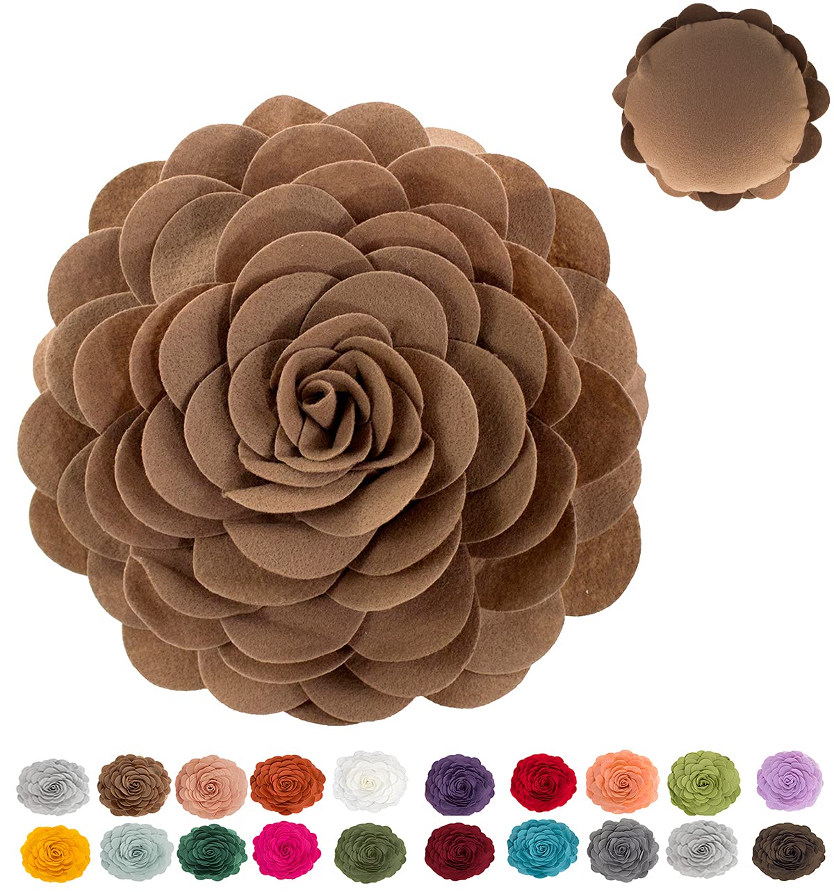 Eva's Flower Garden Decorative Throw Pillow