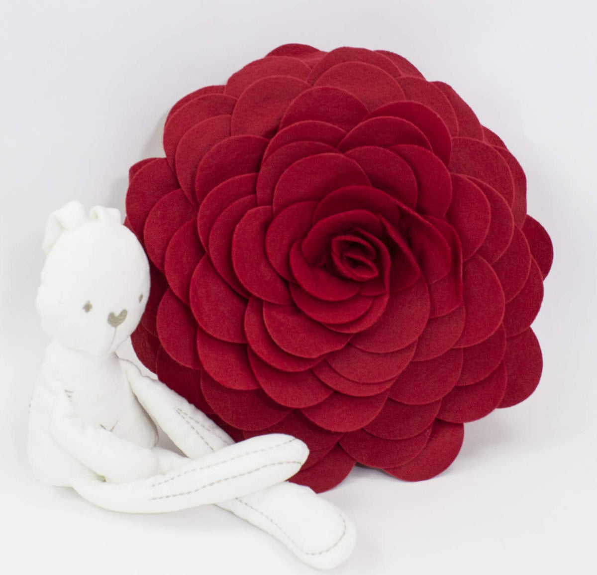 Eva's Flower Garden Decorative Throw Pillow (13" Round)