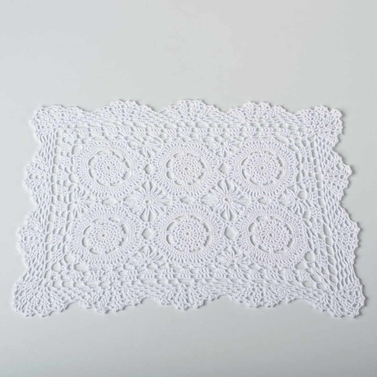 Handmade Crochet Lace Cotton Placemats