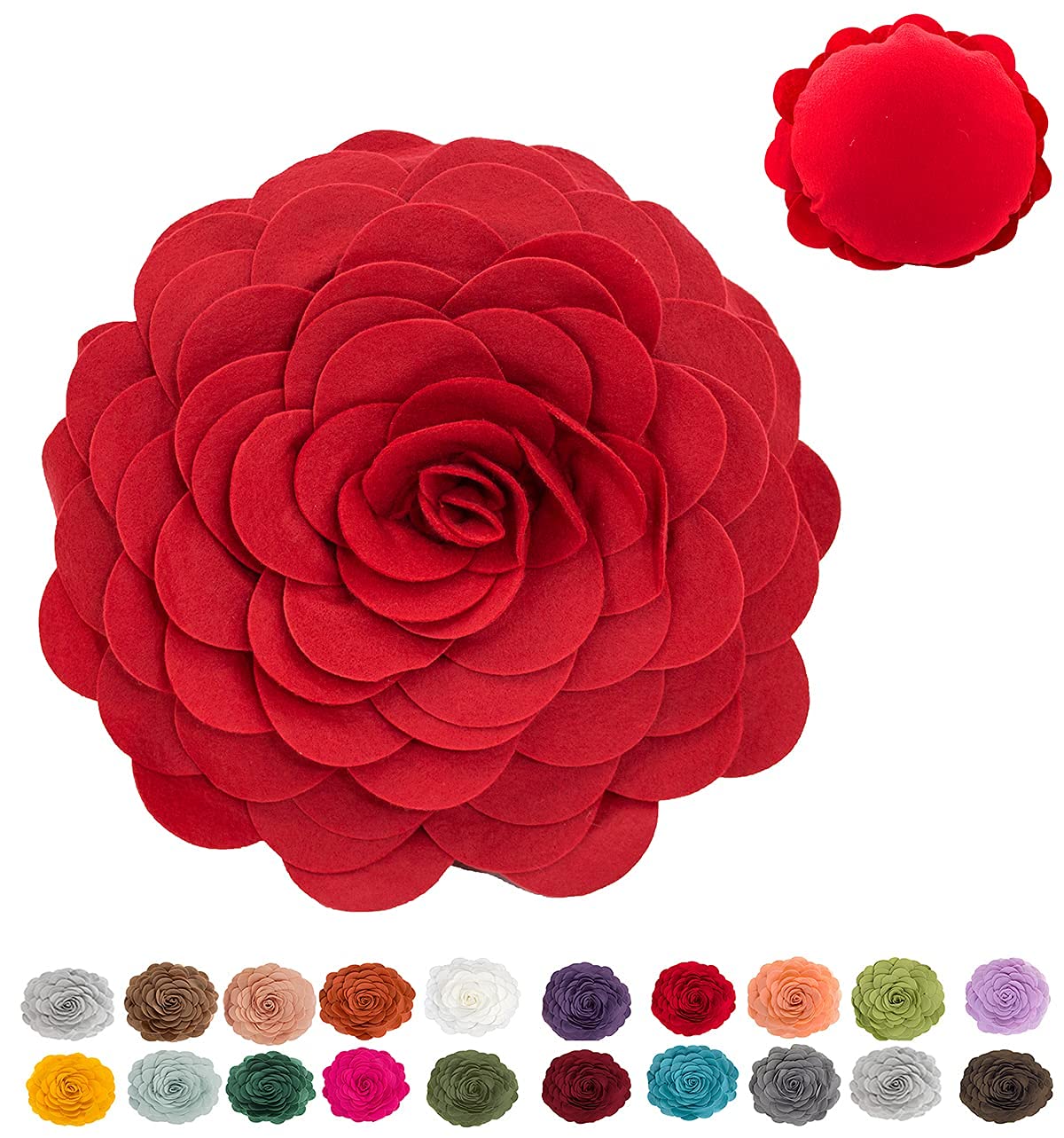 Eva's Flower Garden Decorative Throw Pillow