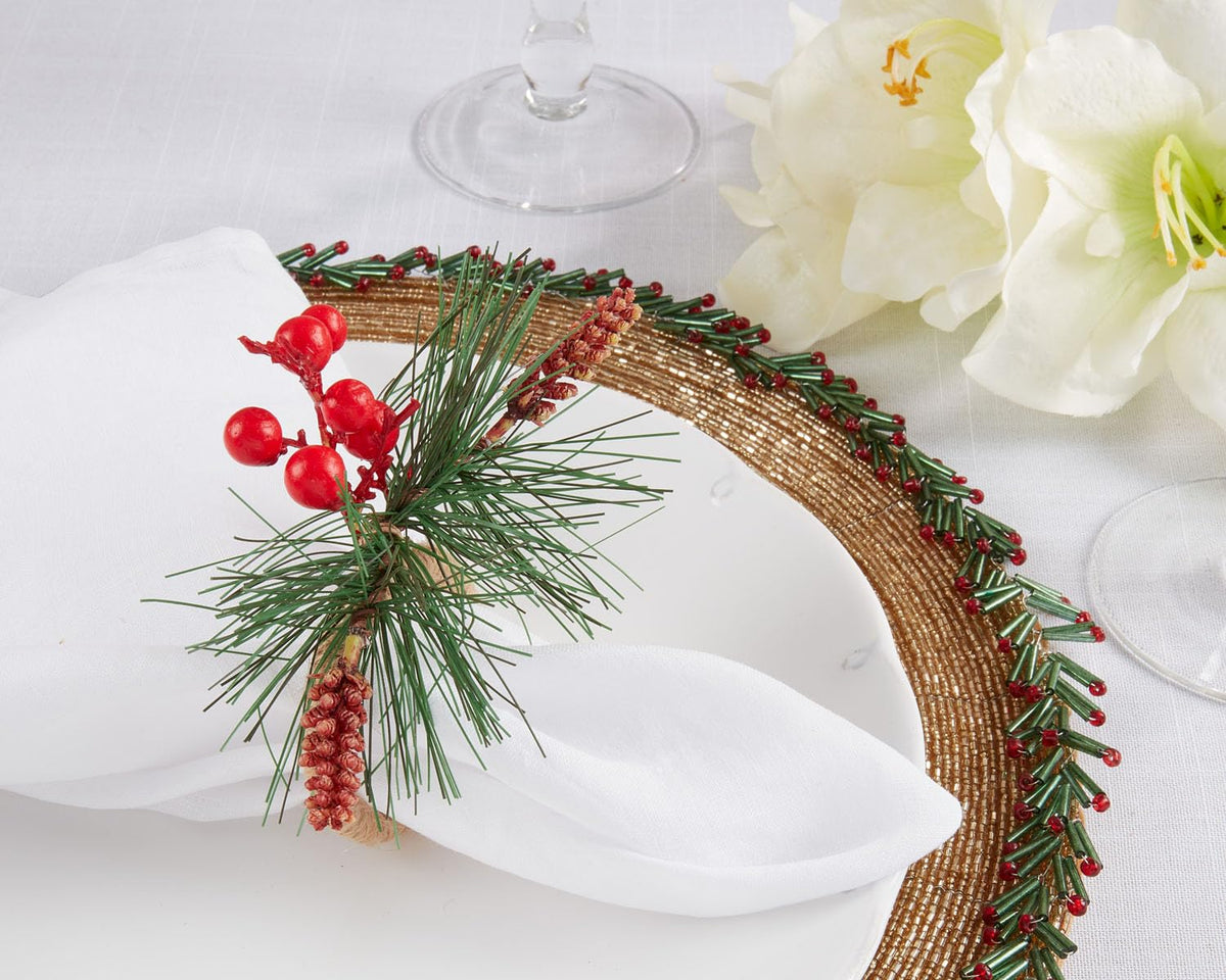 Handmade Christmas Decorative Napkin Rings
