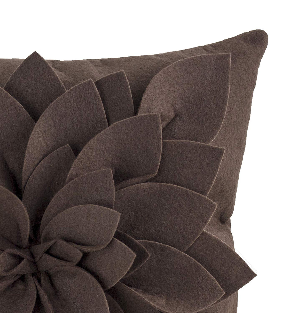 Sara's Garden Petal Decorative Throw Pillow (17" Square)