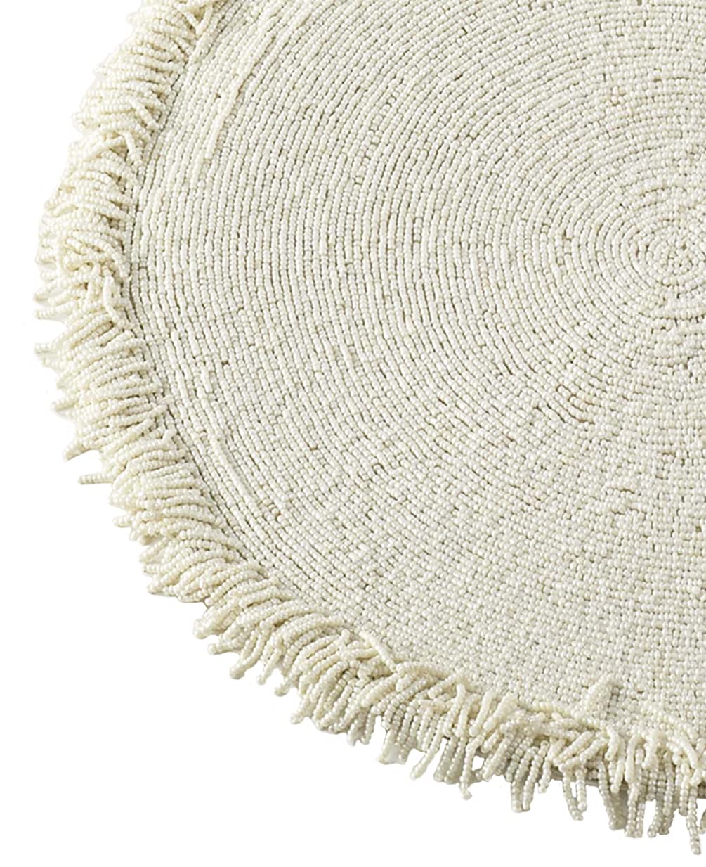 Isla Handmade Glass Beaded Design 15-inch Round Placemat