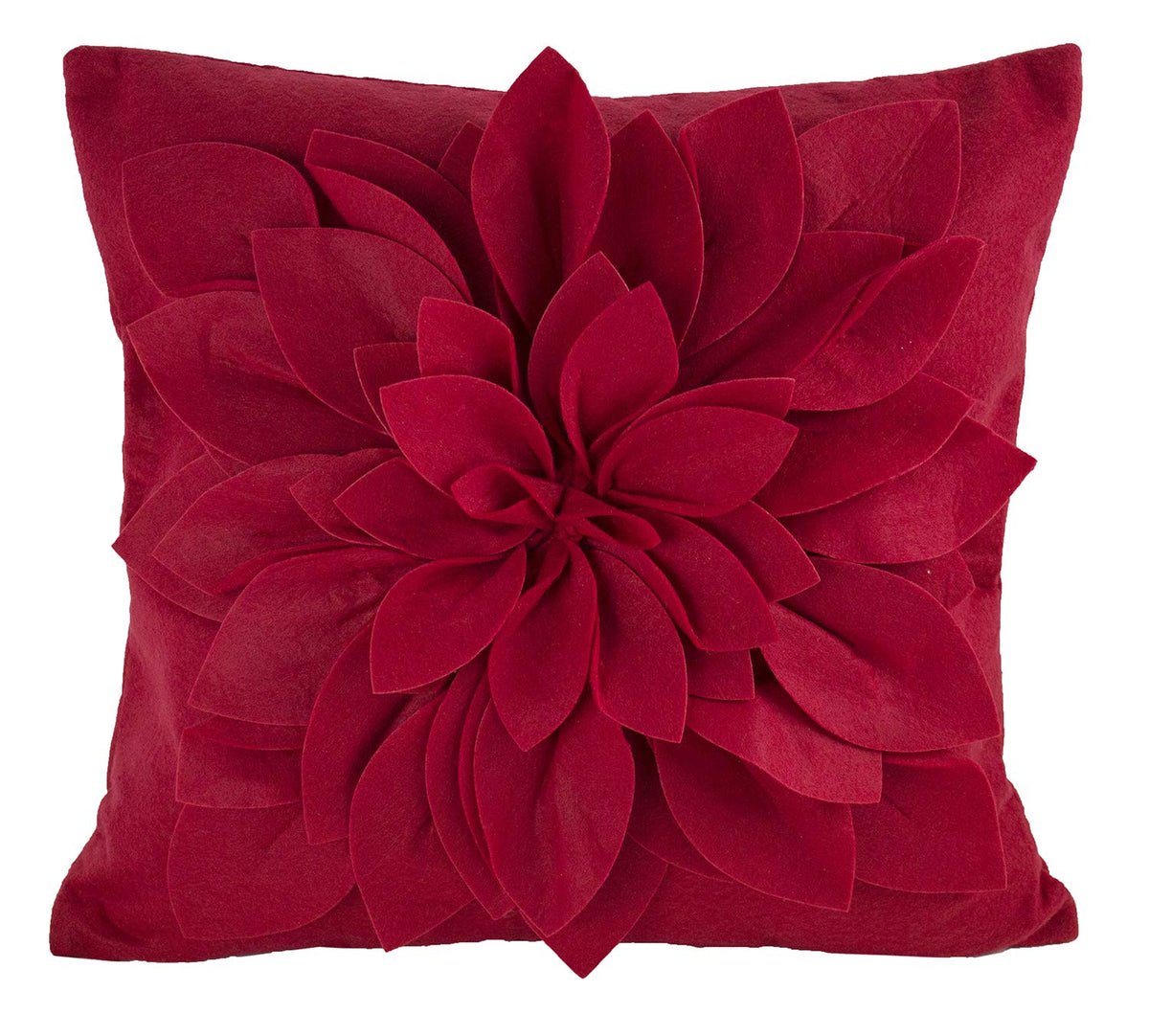 Sara's Garden Petal Decorative Throw Pillow (17" Square)
